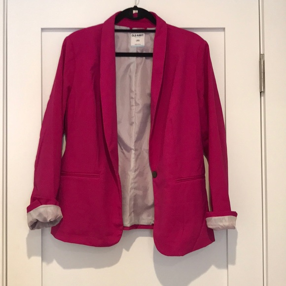 Old Navy Jackets & Blazers - Fun & Flirty Pink Blazer